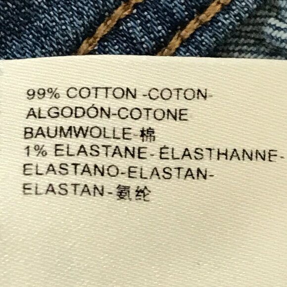 Pilcro and the Letterpress Slim Boyfriend Jeans Women 27 Blue Mid Rise Stretch - Picture 14 of 15